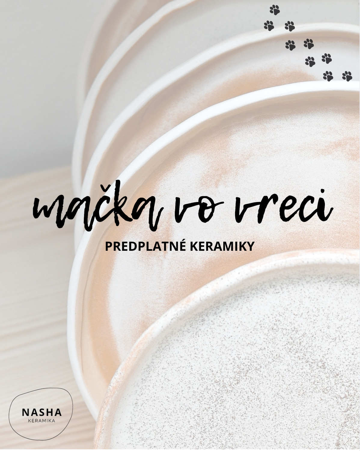 mačka vo vreci predplatné keramiky